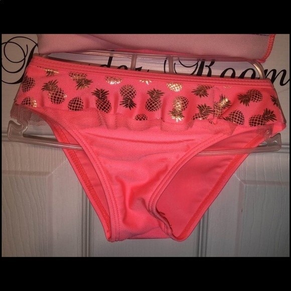 Real Love Sz 24M Baby Girl Pineapple Tankini Swimsuit NEW NWT - Picture 2 of 3